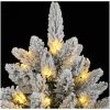 Plastgran med 150 LEDs och snö vidaXL 120 cm – miniatyr 7