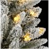 Plastgran med 150 LEDs och snö vidaXL 120 cm – miniatyr 8