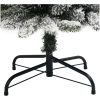 Plastgran med 150 LEDs och snö vidaXL 120 cm – miniatyr 8