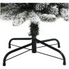 Plastgran med 300 LEDs och snö vidaXL 180 cm – miniatyr 8