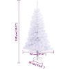 Plastgran med fot 150 cm 380 grenar vidaXL 150 x 80 cm – miniatyr 6