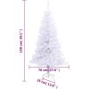 Plastgran med fot 150 cm 380 grenar vidaXL 150 x 80 cm – miniatyr 7