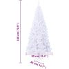 Plastgran med fot 180 cm 620 grenar vidaXL 180 x 90 cm – miniatyr 6
