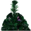 Plastgran med fot grön 120 cm fiberoptik vidaXL 120 x 60 cm – miniatyr 6