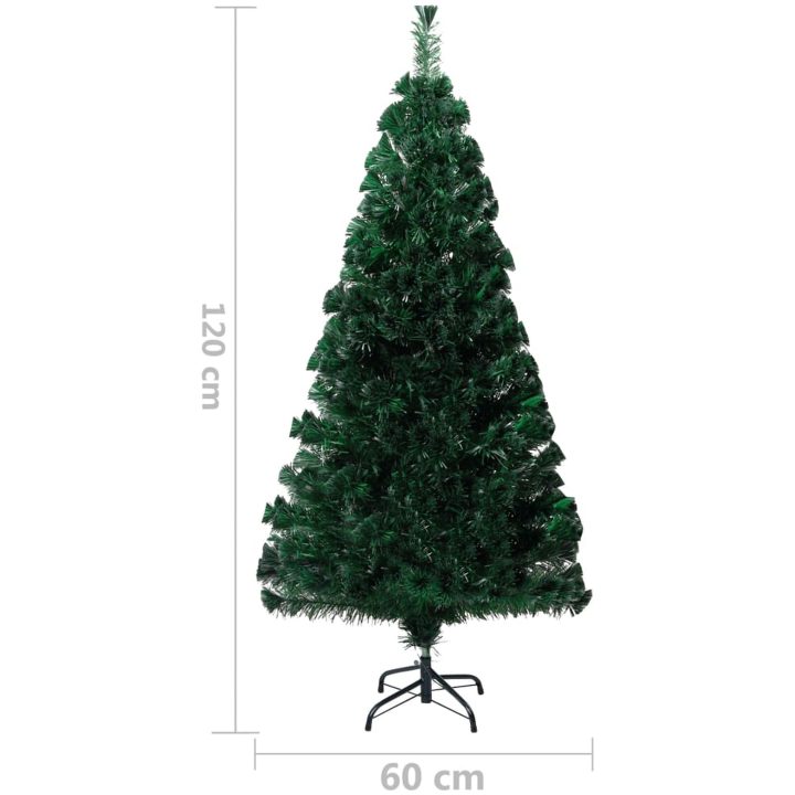 Plastgran med fot grön 120 cm fiberoptik vidaXL 120 x 60 cm – bild 10
