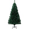 Plastgran med fot grön 150 cm fiberoptik vidaXL 150 x 70 cm – miniatyr 4
