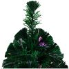 Plastgran med fot grön 180 cm fiberoptik vidaXL 180 x 80 cm – miniatyr 6