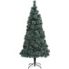Plastgran med fot grön 180 cm PET vidaXL 180 x 95 cm – miniatyr 2