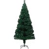 Plastgran med fot grön 210 cm fiberoptik vidaXL 210 x 90 cm – miniatyr 4