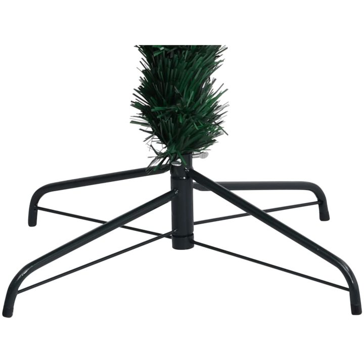 Plastgran med fot grön 210 cm fiberoptik vidaXL 210 x 90 cm – bild 9