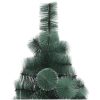 Plastgran med fot grön 210 cm PET vidaXL 210 x 105 cm – miniatyr 3