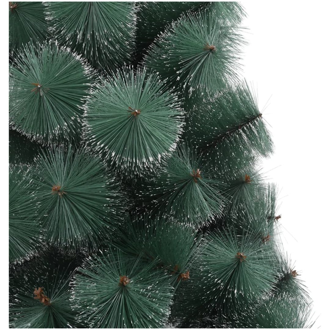 Plastgran med fot grön 210 cm PET vidaXL 210 x 105 cm – bild 4