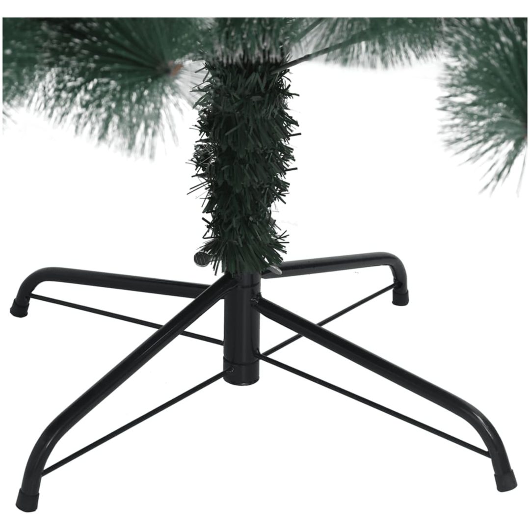 Plastgran med fot grön 210 cm PET vidaXL 210 x 105 cm – bild 5