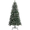 Plastgran med fot grön PVC vidaXL 120 cm – miniatyr 2