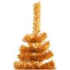 Plastgran med fot guld 120 cm PET vidaXL 120 x 65 cm – miniatyr 3