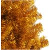 Plastgran med fot guld 180 cm PET vidaXL 180 x 90 cm – miniatyr 4