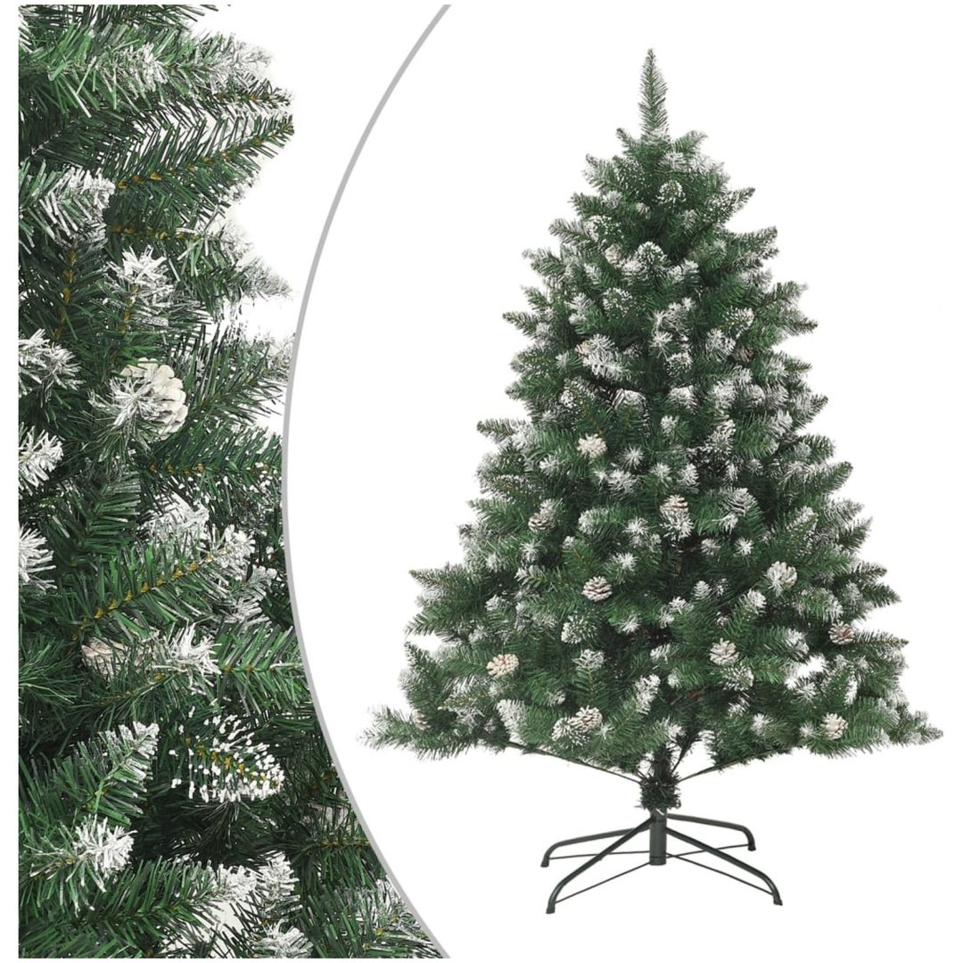 Plastgran med fot PVC vidaXL 120 cm