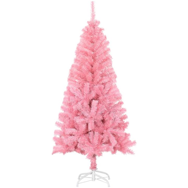 Plastgran med fot rosa 120 cm PVC vidaXL 120 x 65 cm – bild 2
