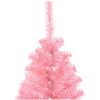 Plastgran med fot rosa 120 cm PVC vidaXL 120 x 65 cm – miniatyr 3