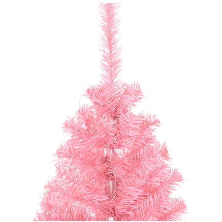 Plastgran med fot rosa 120 cm PVC vidaXL 120 x 65 cm – bild 3