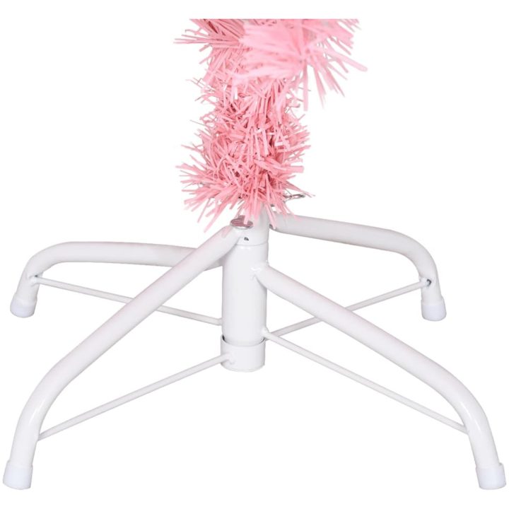 Plastgran med fot rosa 120 cm PVC vidaXL 120 x 65 cm – bild 5