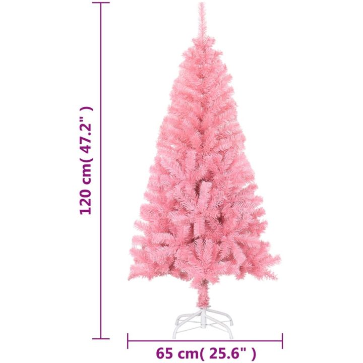 Plastgran med fot rosa 120 cm PVC vidaXL 120 x 65 cm – bild 6