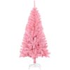Plastgran med fot rosa 150 cm PVC vidaXL 150 x 80 cm – miniatyr 2