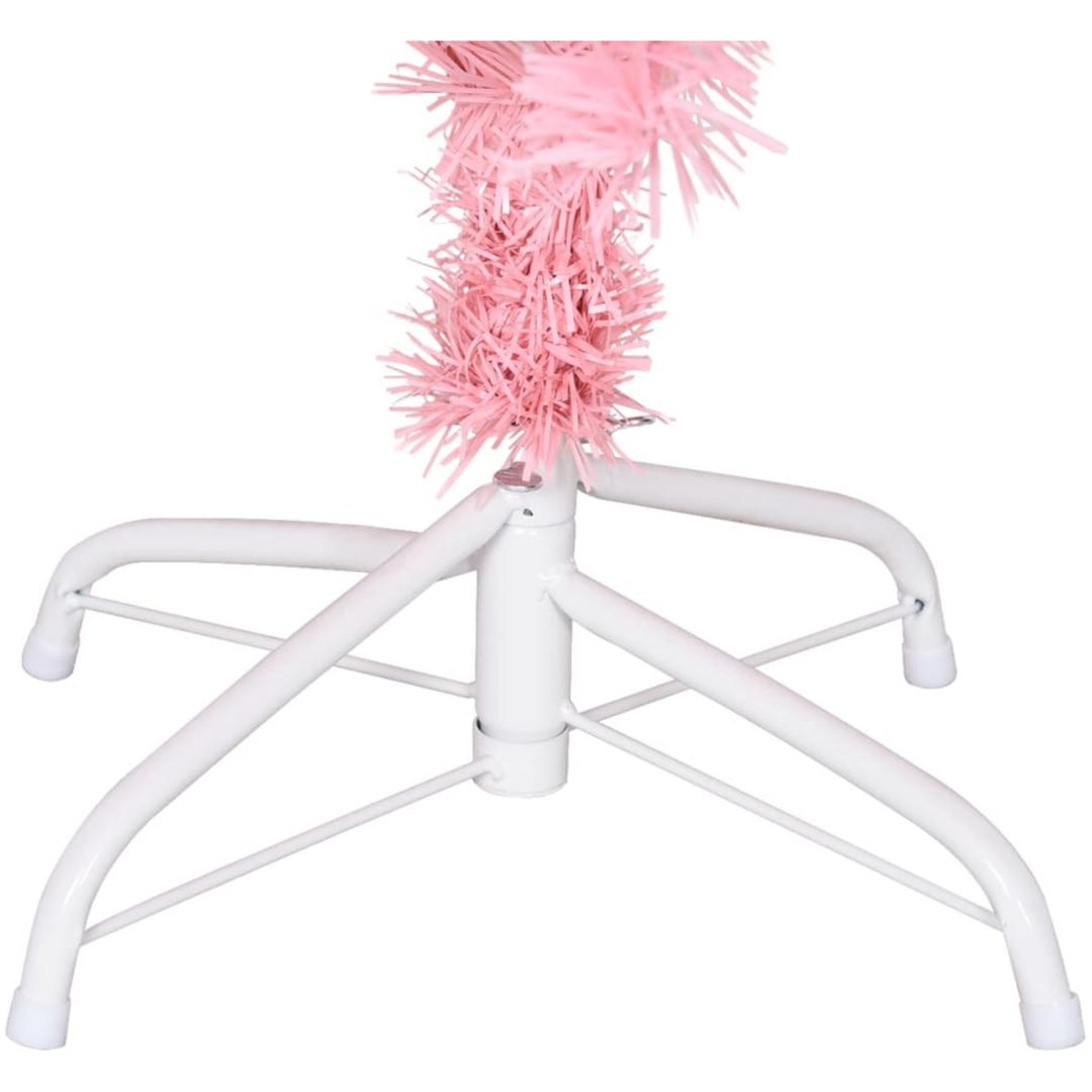 Plastgran med fot rosa 150 cm PVC vidaXL 150 x 80 cm – bild 5
