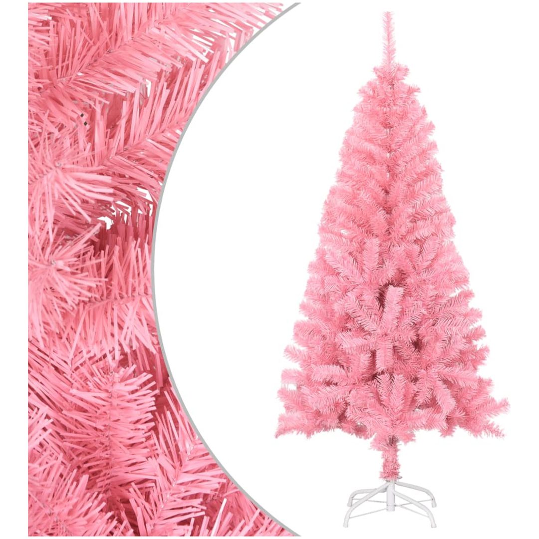 Plastgran med fot rosa 150 cm PVC vidaXL 150 x 80 cm