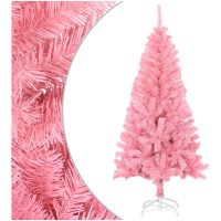 Plastgran med fot rosa 150 cm PVC vidaXL
