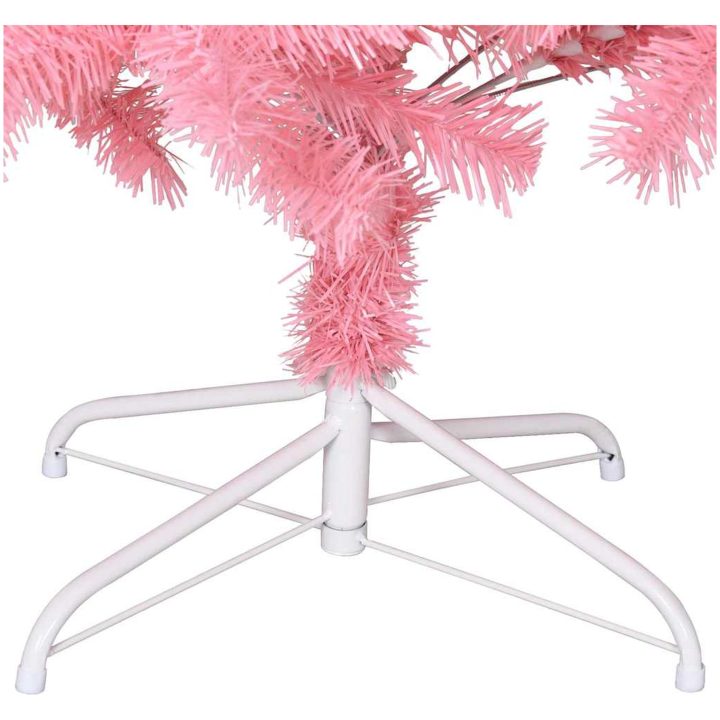 Plastgran med fot rosa 210 cm PVC vidaXL 210 x 110 cm – bild 5