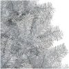 Plastgran med fot silver 120 cm PET vidaXL 120 x 65 cm – miniatyr 4