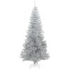 Plastgran med fot silver 180 cm PET vidaXL 180 x 90 cm – miniatyr 2