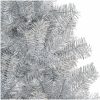 Plastgran med fot silver 180 cm PET vidaXL 180 x 90 cm – miniatyr 4