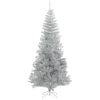 Plastgran med fot silver 210 cm PET vidaXL 210 x 120 cm – miniatyr 2