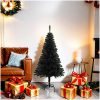 Plastgran med fot svart 120 cm PVC vidaXL 120 x 65 cm – miniatyr 7