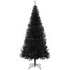 Plastgran med fot svart 180 cm PVC vidaXL 180 x 90 cm – miniatyr 2