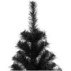 Plastgran med fot svart 180 cm PVC vidaXL 180 x 90 cm – miniatyr 3