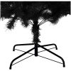 Plastgran med fot svart 180 cm PVC vidaXL 180 x 90 cm – miniatyr 5