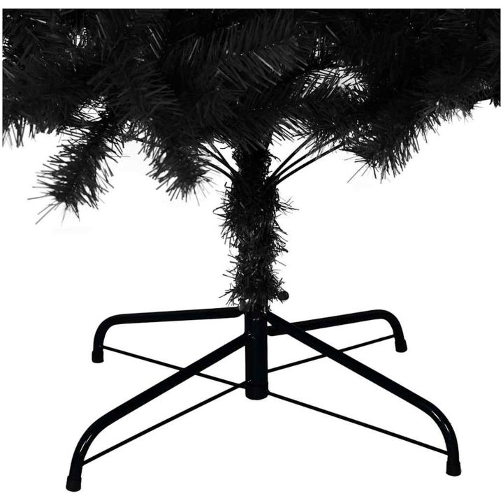 Plastgran med fot svart 180 cm PVC vidaXL 180 x 90 cm – bild 5