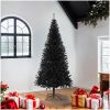Plastgran med fot svart 180 cm PVC vidaXL 180 x 90 cm – miniatyr 7