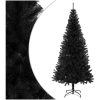 Plastgran med fot svart 180 cm PVC vidaXL 180 x 90 cm – miniatyr 1