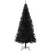 Plastgran med fot svart 240 cm PVC vidaXL 240 x 120 cm – miniatyr 2