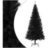 Plastgran med fot svart 240 cm PVC vidaXL 240 x 120 cm – miniatyr 1