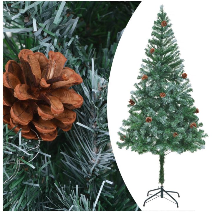 Plastgran med kottar 180 cm vidaXL 180 x 90 cm – bild 2