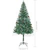 Plastgran med kottar 180 cm vidaXL 180 x 90 cm – miniatyr 7