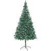Plastgran med kottar 210 cm vidaXL 210 x 105 cm – miniatyr 1