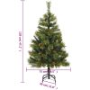 Plastgran med kottar gångjärn vidaXL 120 cm – miniatyr 9