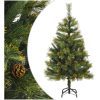 Plastgran med kottar gångjärn vidaXL 120 cm – miniatyr 1