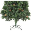 Plastgran med kottar grön 210 cm vidaXL 210 x 119 cm – miniatyr 7
